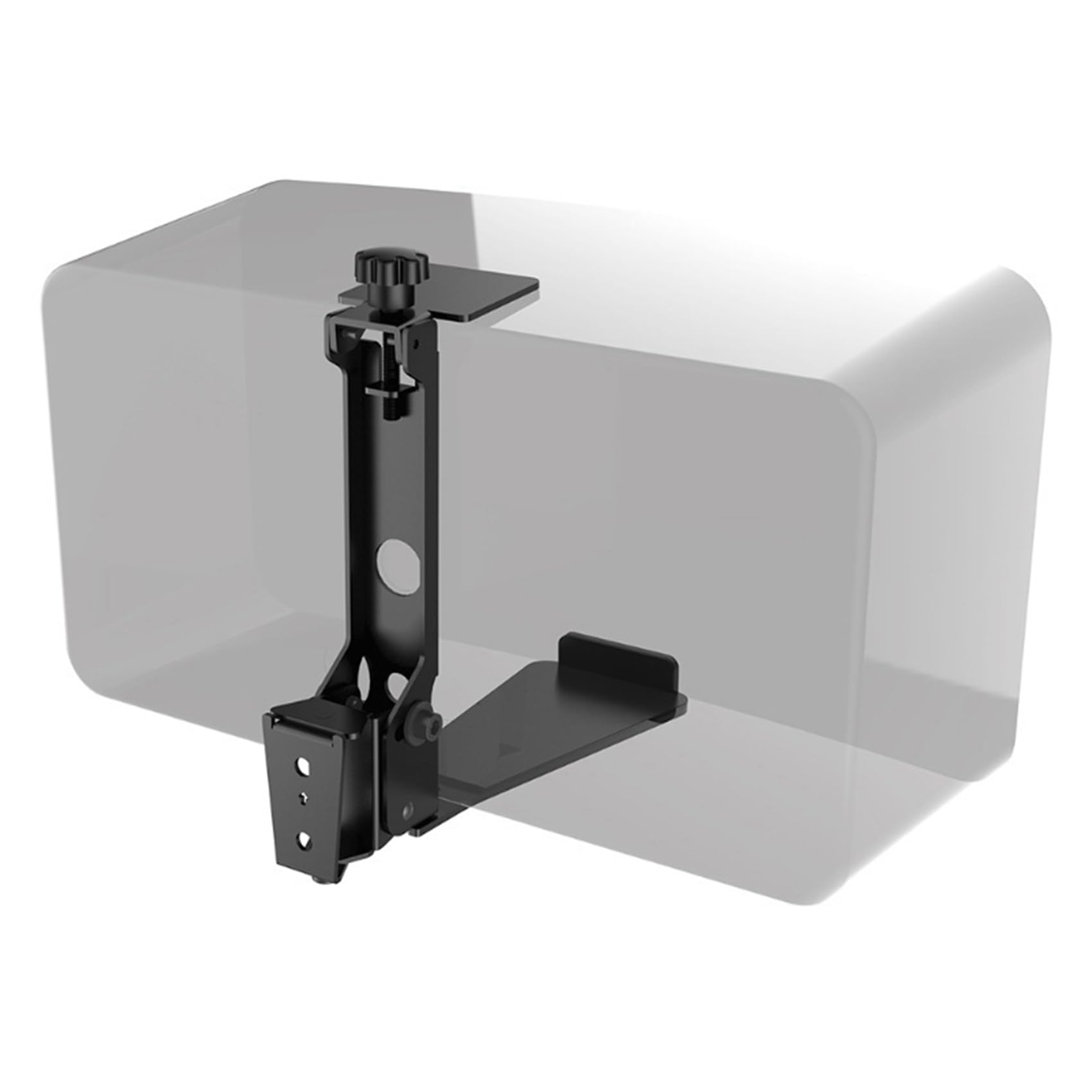 2X Soporte de Montaje En Pared de Metal de Aleación de Aluminio Soporte de Estante Soporte de Montaje para Tableta Estuche de Audio para Play: 5 Altavoces