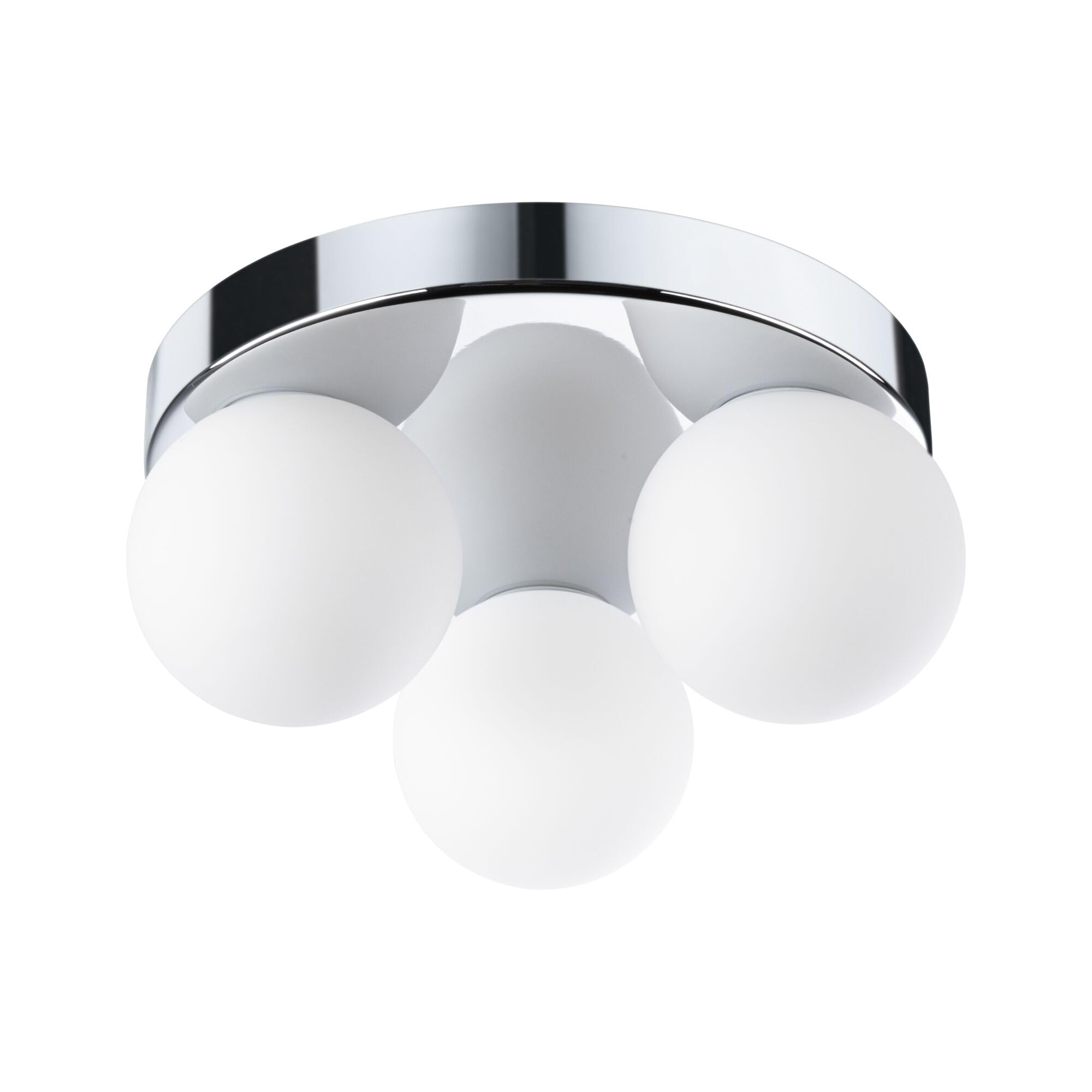 Paulmann 71062 Deckenleuchte Selection Bathroom Gove IP44 G9 230V max. 3x20W dimmbar Chrom, Satin Badleuchte - ohne Leuchtmittel