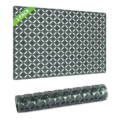 Kitchen Sink Protector Mat - 2Pack Adjustable Sink Protectors for Kitchen Stainless Steel Sink - Fast Draining Sink Mats for Bottom Of Kitchen Sink - Dishes And Glassware - Easy to Clean & Diy Cut