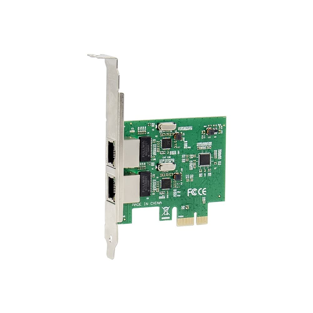 X-MEDIA XM-NA3820 Adaptateur réseau LAN Gigabit 10/100/1000 Mbps PCI Express (PCIe) avec support de profil bas inclus