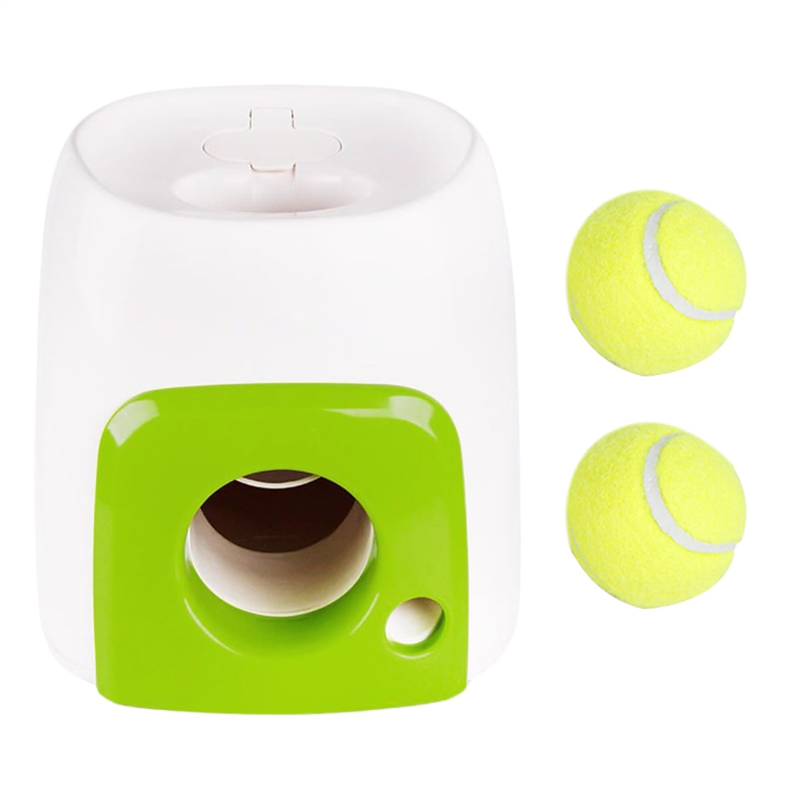 Lancement Automatique de Balle pour Chiens | Lanceur de balles pour Petits Chiens, interactifs récompense pour rapporter Le Rouleau d'activités Amusantes