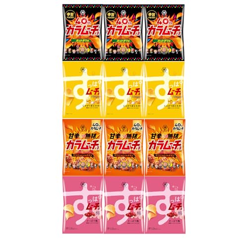 湖池屋 すっぱムーチョ＆カラムーチョ 4種アソート 計12袋のサムネイル