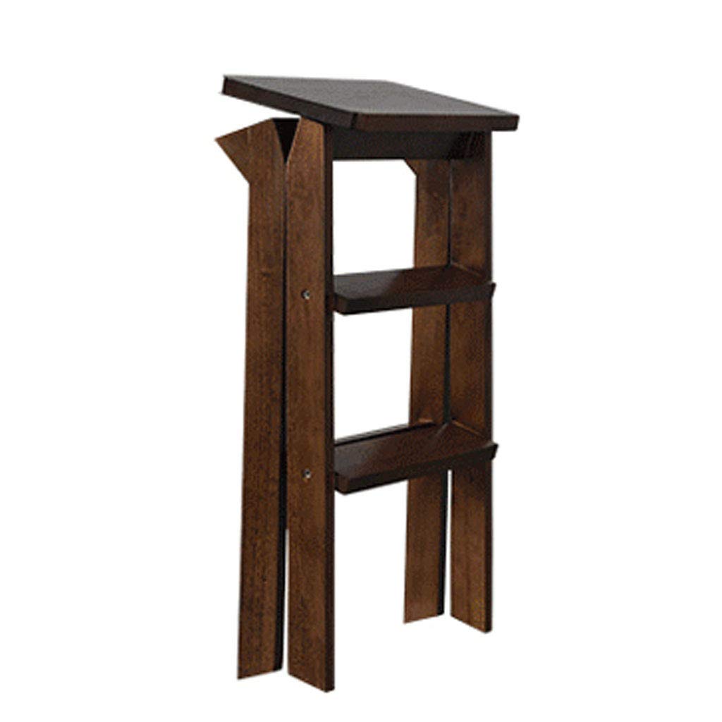 Silla trasera de madera maciza y escalera multifunción robusta