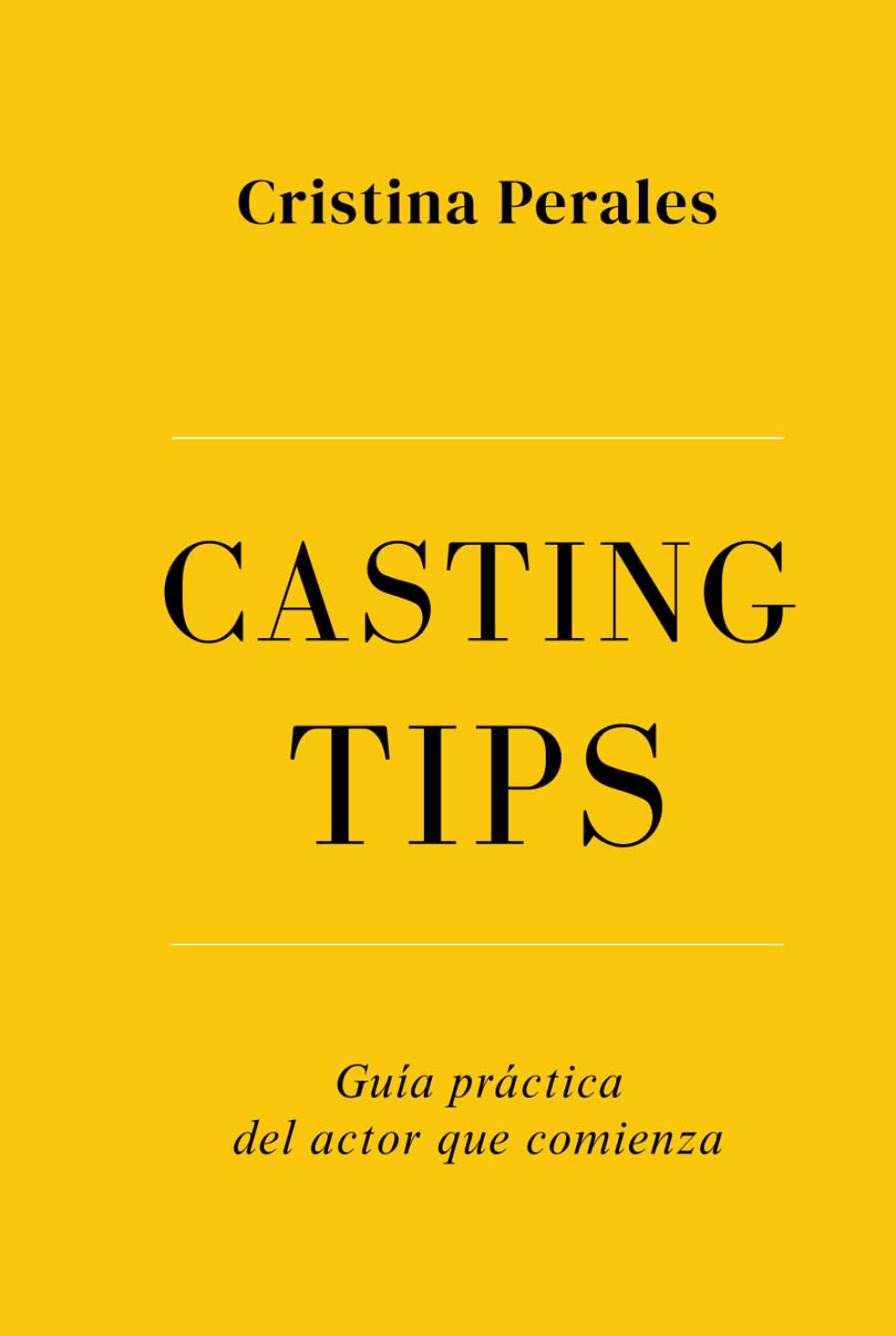 Livre de méthodologie CASTING TIPS guide papier de l'acteur débutant