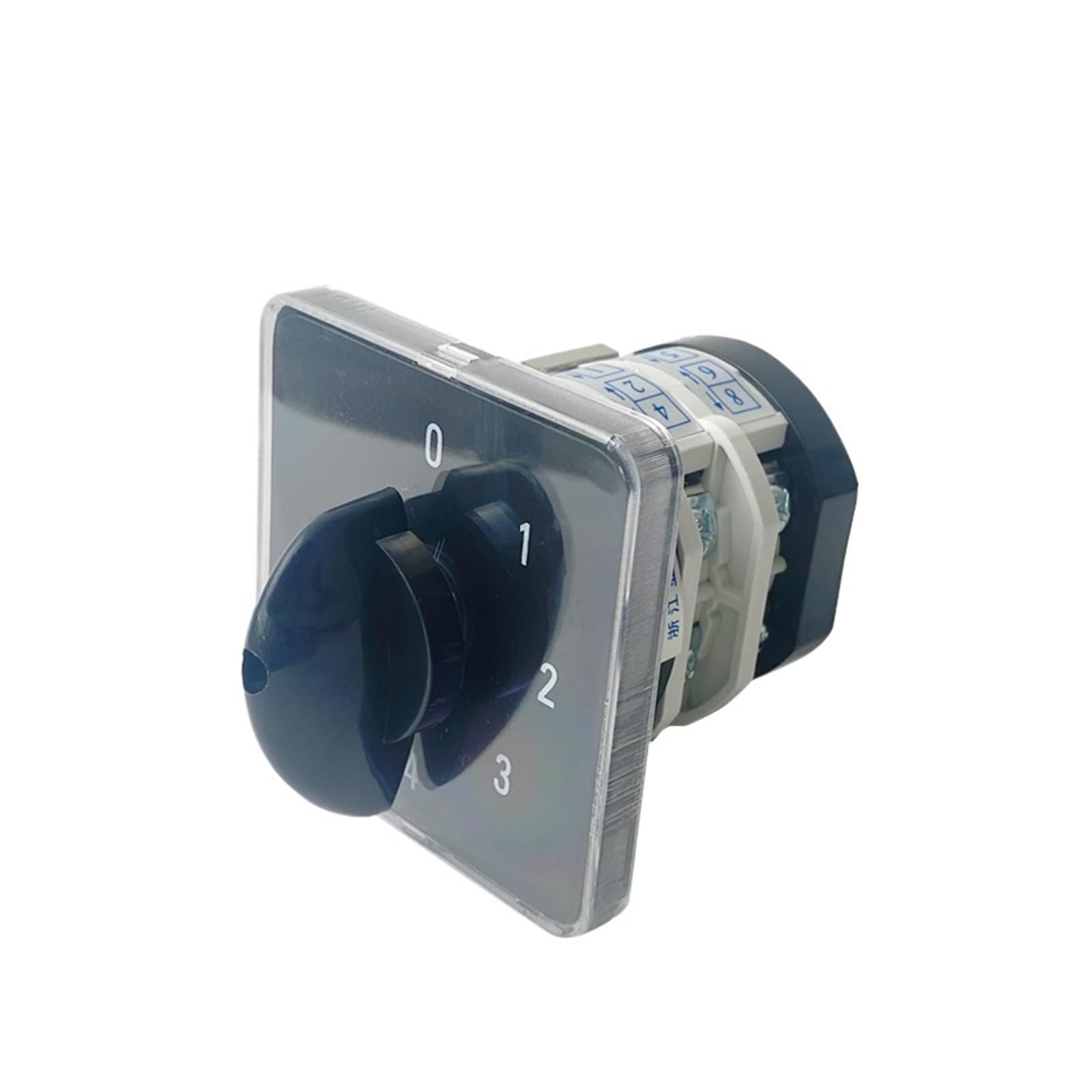 Interruptor selector principal de leva YMZ12-32/2, giratorio, de 0 a 4 posiciones, multipaso, bipolar, 32 A, 690 V, LW31