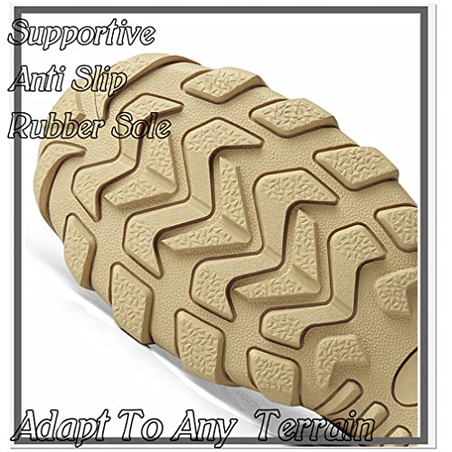 Kervaky Men's Military Tactical Boots Lightweight Work Boots For Men Tactical Boots Breathable Jungle Desert Combat Boots-Mise42 #TOP3