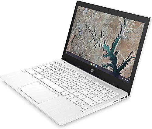 Image of HP Chromebook 11-inch Laptop - MediaTek - MT8183-4 GB RAM - 32 GB eMMC Storage - 11.6-inch HD IPS Touchscreen - with Chrome OS - (11a-na0050nr, 2020 Model, Snow White)