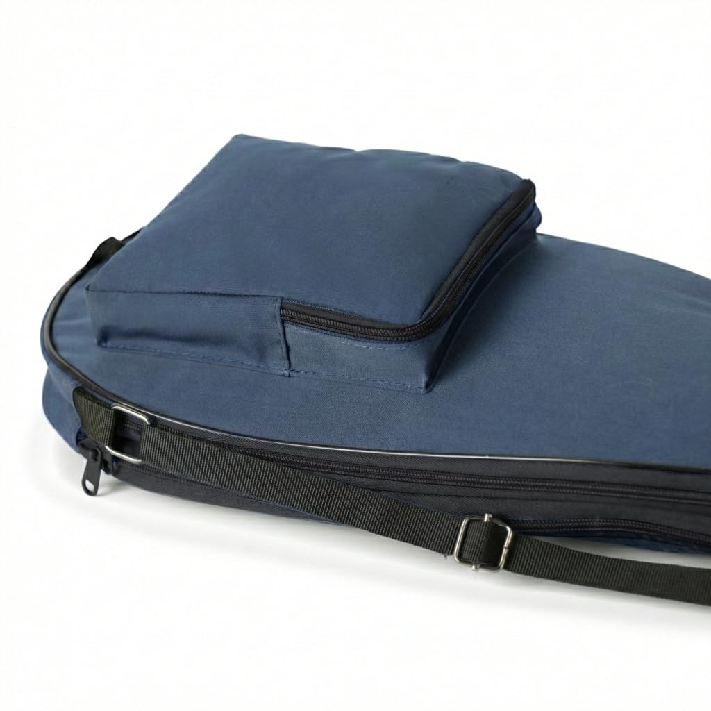 Alephnull Squash Tasche für 2 Schläger Doppelte Squash Schläger Hülle Unabhängige Schichten Squash-Schlägertasche mit Reißverschlusstasche und Fächern Gepolsterte Squashtasche