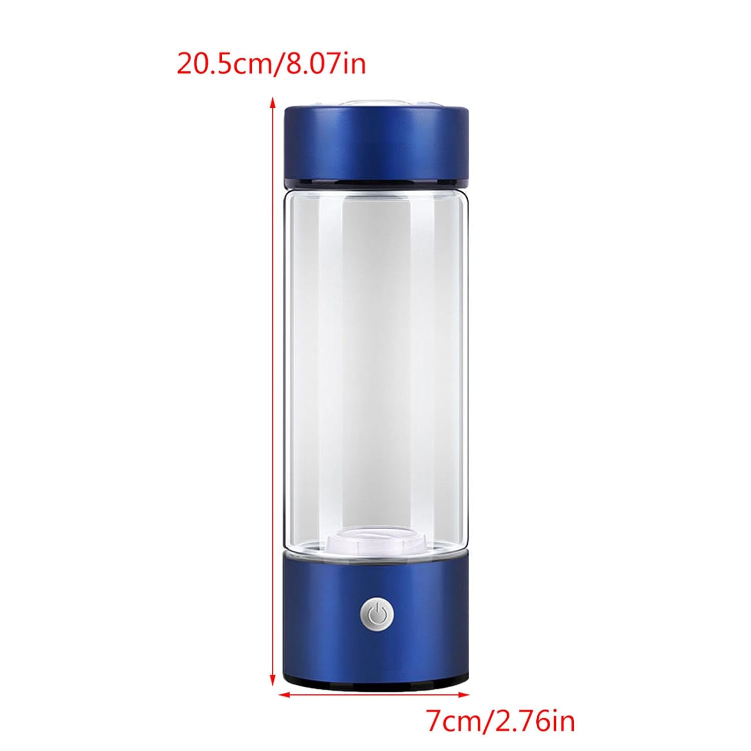 Fashion 420ml Water Cup Electric Hydrogens Rich Water Generator Bottle Glass For Various Environment