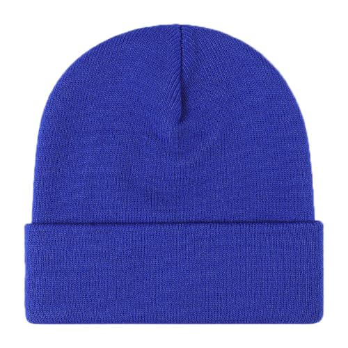 Image of Rosoz Beanie for Men Women Cuffed Knit Hat Winter Beanies Skull Cap Unisex