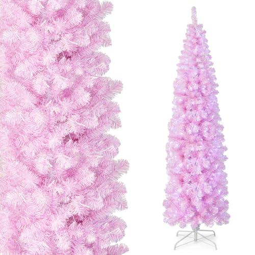 best pink christmas trees