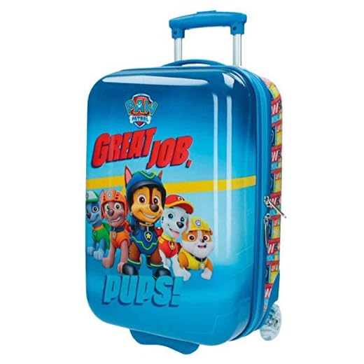 La Patrulla Canina Pups Equipaje Infantil, 26 Litros, Color Azul