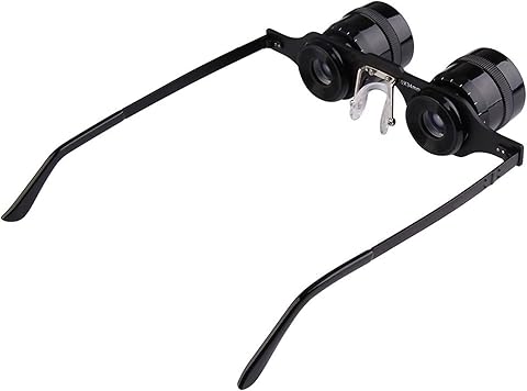 Gafas de visión nocturna 10x34 Gafas de pesca 66g Ultraligero Manos libres Prismáticos Telescopio con paquete protector Caja ARE4 Telescopio de visión nocturna para caza, acampada y observación de fau
