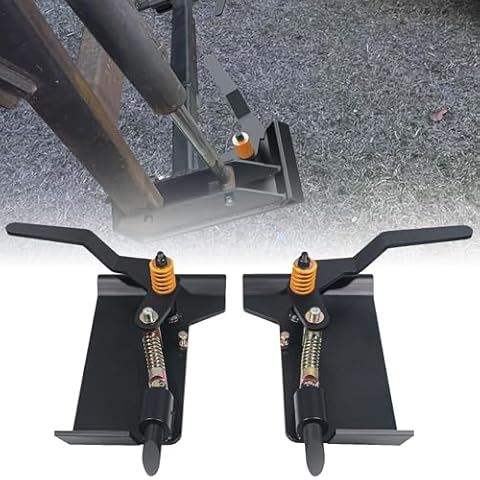Sulythw Universal Skid Steer Quick Attach Conversion Attach Adapter Bobtach Latch Box Plate Weld On QTK Cover