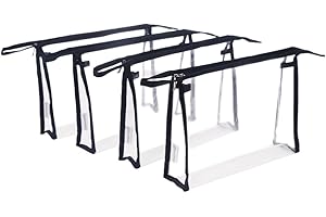 Augbunny Multi-purpose Waterproof Clear Vinyl Zippered Organizer Toiletry Bag