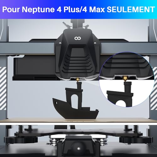 ELEGOO Neptune 4 Max structure rigide stable et kit de 10 buses d'extrusion laiton 0.4mm - 7