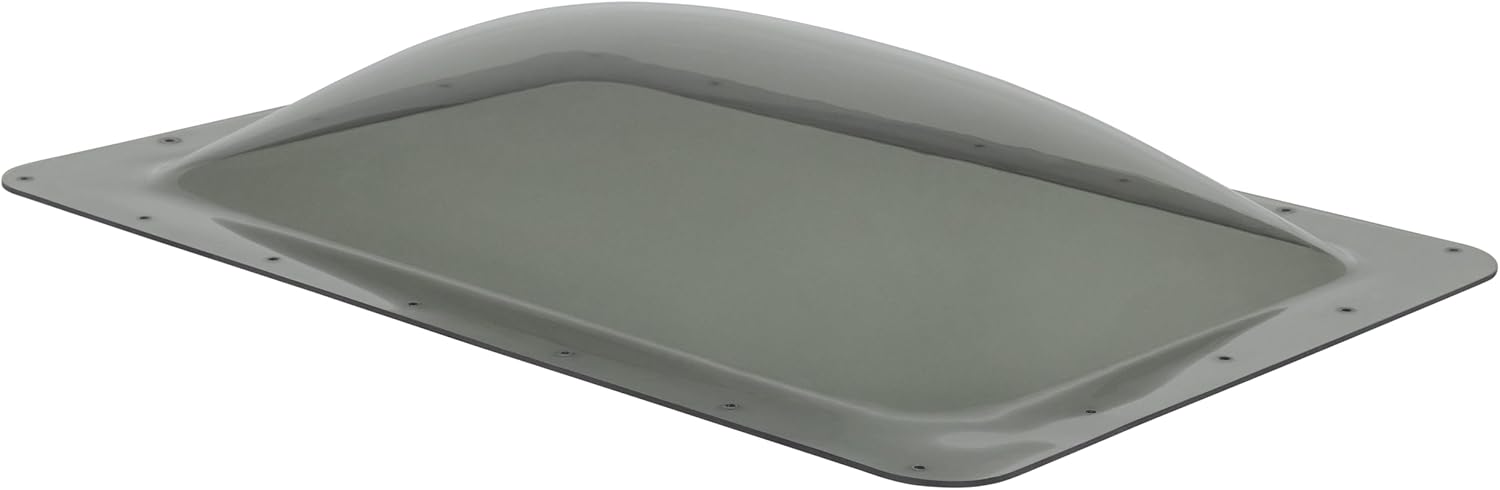 ICON RV Skylight - SL1422S - Smoke, Fits 14"x22" openings, 16"x26" overall, Outer Dome Skylight Covering Replacement for RV, Camper, Motorhome, Food Truck, or Trailer, UV Protected & Impact Resistant