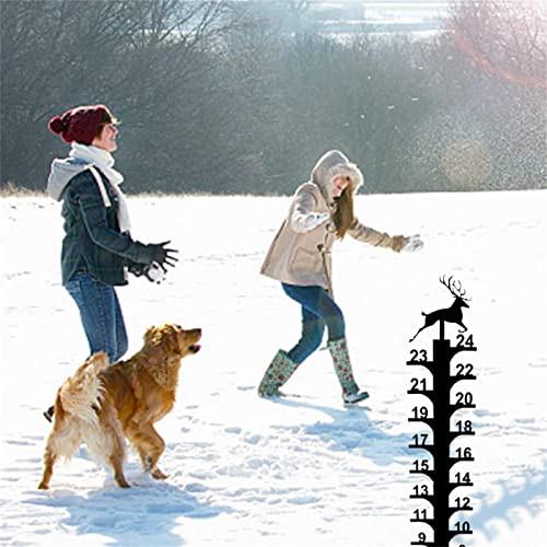 2022 New Christmas Holiday Snowflake Snow Gauge Measurin