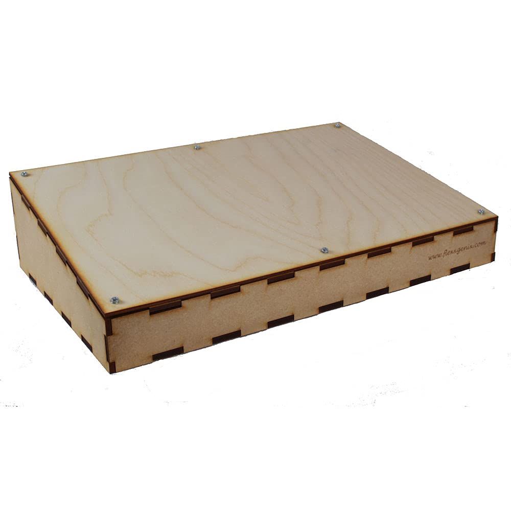 Model Railway Control Panel, Mimic, Switch/ Indicator Electronics Box (250mm x 400mm Ply Front Panel)