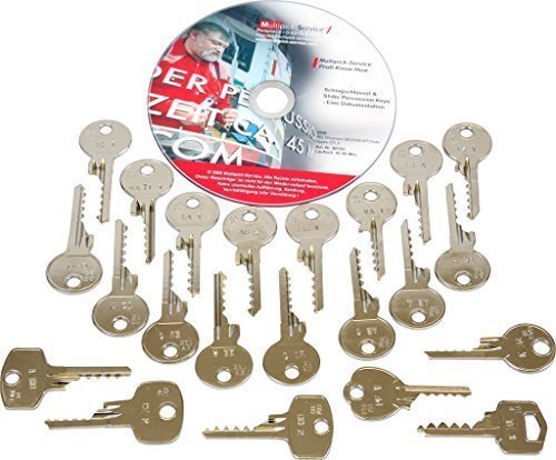 Preisvergleich Produktbild Schlagschlüsselset 22-teilig, inkl. Schulungs-DVD