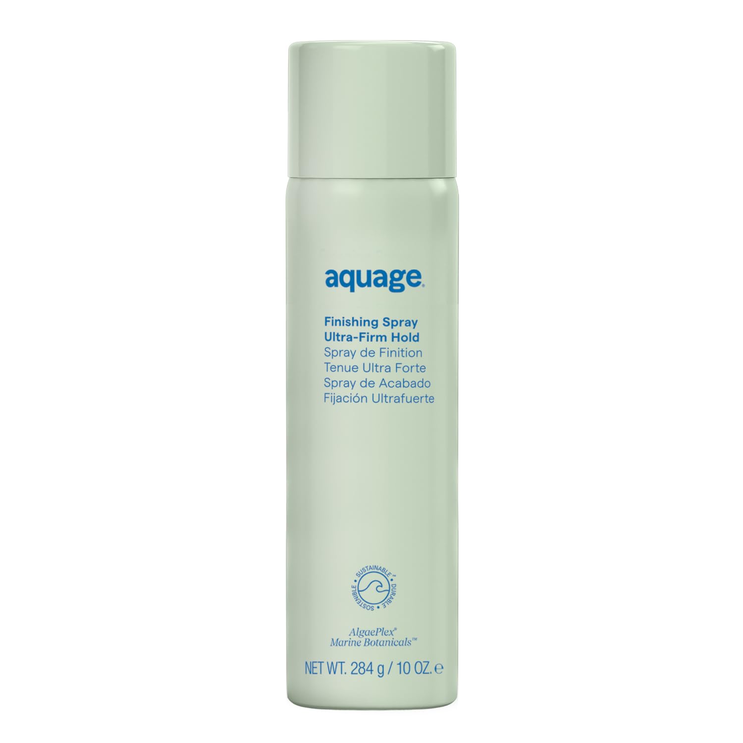Aquage Finishing Hair Spray for Women & Men - Volumizing + Flexible Holding Spray for Shine and Long Lasting Style - Professional Hair Styling Products (6 oz)