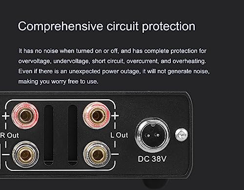 Image of Topping PA5 II Speaker Amplifier Compact Desktop Amplifier Fully Balanced AMP (PA5 II, Black)