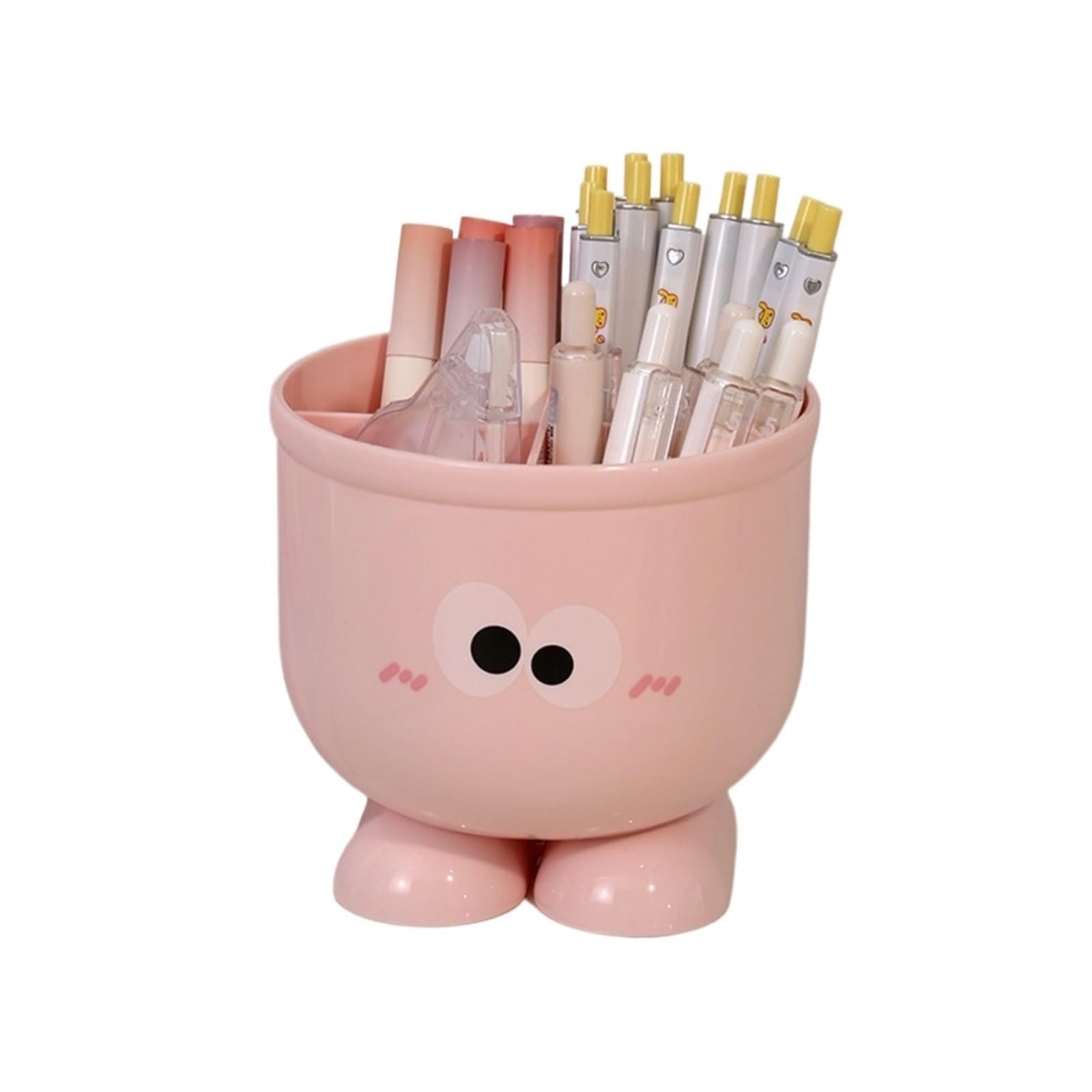Pot a crayons en plastique pour ranger la papeterie des enfants