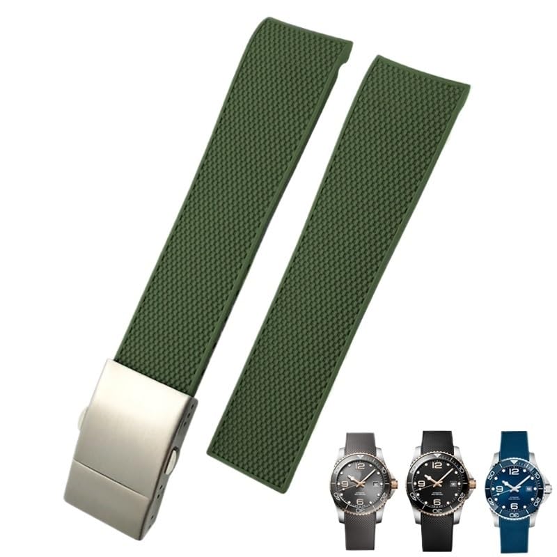 Bracelet montre 21 mm silicone anti-transpiration Hydroconquest L3