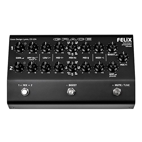 Grace Design Felix 2-Channel Instrument Preamp and Blender (Black)