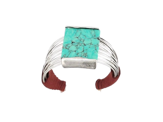 Amazon.com: Robert Lee Morris Soho Womens Turquoise Stone Cuff