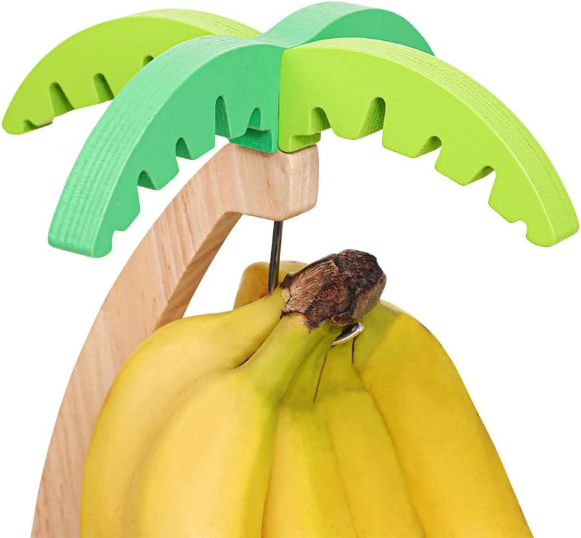 Banana Holder - Banana Hanger Tree with Stainless Steel Hook for Kitchen Countertop