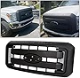 ECOTRIC Front Radiator Grill Hood Grille Fit for 2011-2016 Ford F250 F350 F450 F550 Super Duty Black Replace for BC3Z8200AA BC3Z8200G BC3Z-8200-G (Without Center Emblem)