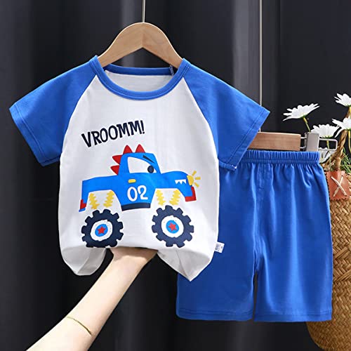 Image of Baby Toddler Boys 4 PCs T-shirts and Shorts Set Summer Clothes Outfit