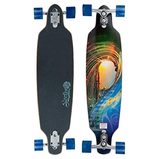 Sector 9 Fractal Complete Skateboard, 9.0 x 36.0-Inch