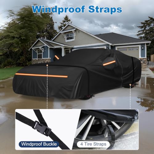 Image of QUNSUNUS Car Cover for Corvette C4 C5 C6 C7 1984-2019 with Cotton Lining
