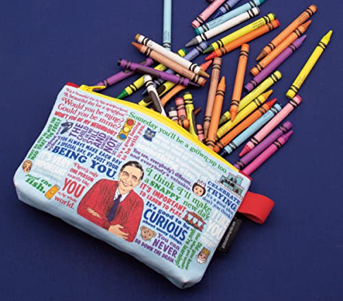 The Unemployed Philosophers Guild Mister Rogers Bag - 9" Canvas Zipper Pop Culture Themed Pouch for Pencils, Tools, Cosmetics, Toiletries and More2