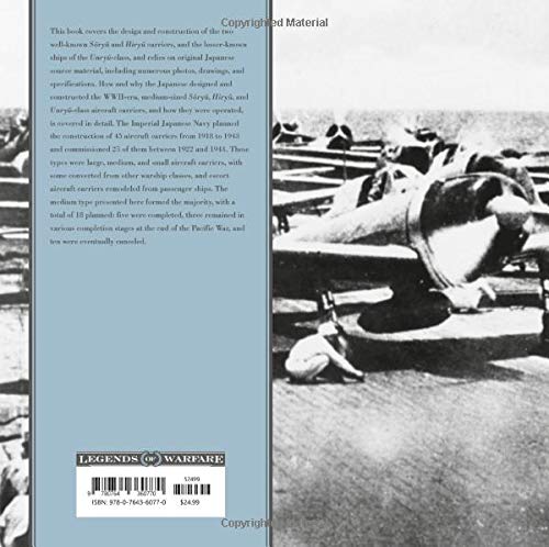 Sōryū, Hiryū, and Unryū-Class Aircraft Carriers: In the Imperial Japanese Navy During World War II: