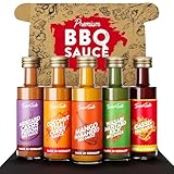 TIMBER TASTE® BBQ Sauce Geschenkset [5 x 40 ml] | Color Grill Saucenset | Leckere Soßen Geschenk Set | Geschenke für Männer & Frauen | Soße Geschenkset Geburtstag | Barbeque Saucen Gewürze