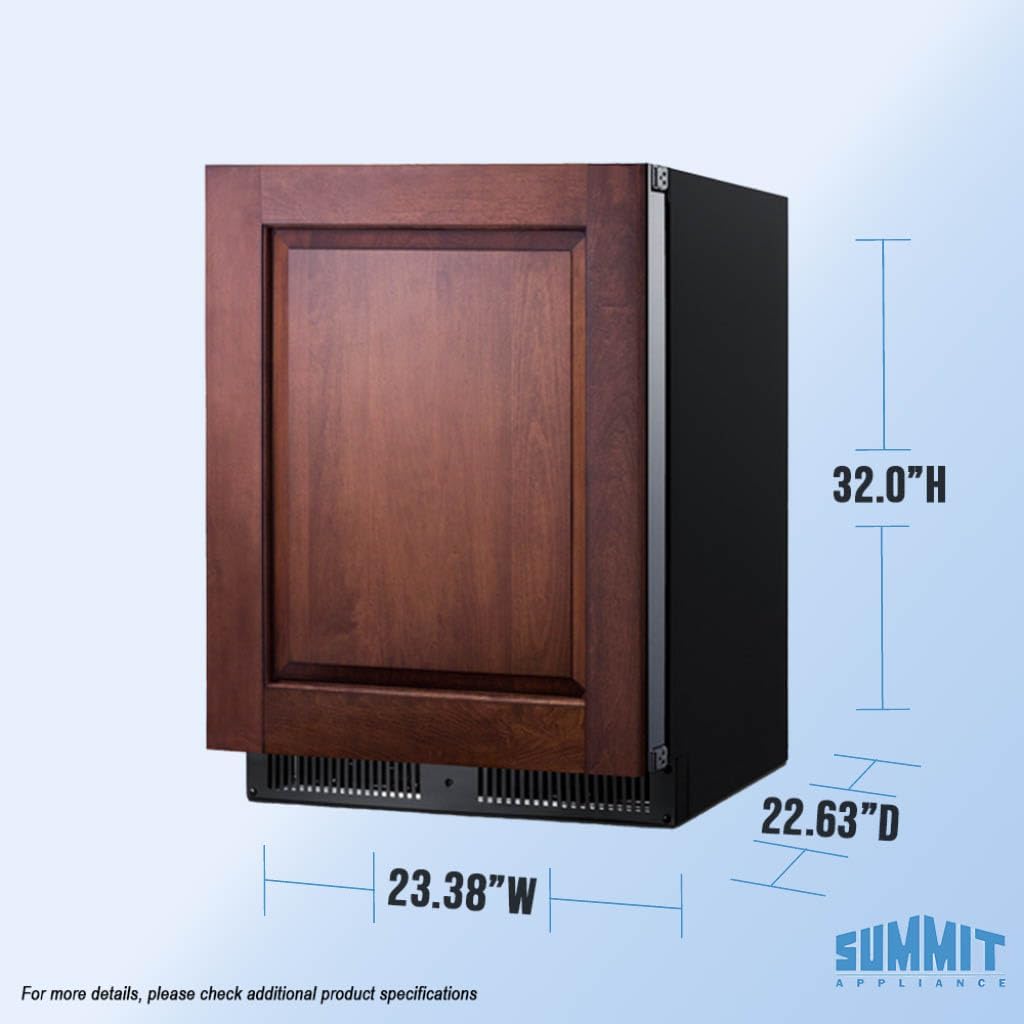 Summit 24" Refrigerator, 4.4 cu.ft., ADA Compliant, Built-In All Refrigerator, Panel Ready* AL54PNR (Panels Not Included) (Right Handed Door Swing)