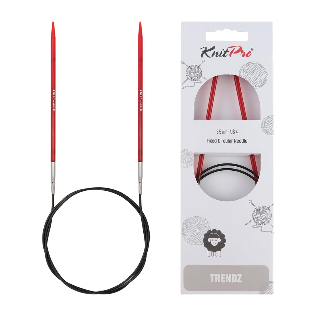 KnitPro Trendz Fixed Circular Needles 24" (60cm) | 3.50mm