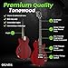 GEARit 39 Inch Full Size Electric Guitar Bundle w/Amplifier, H-H Pickups with Coil Split, Starter Kit with Tuner, Gig Bag, Strap, Cable, Picks, Strings - GI-155 Valley Series, Red