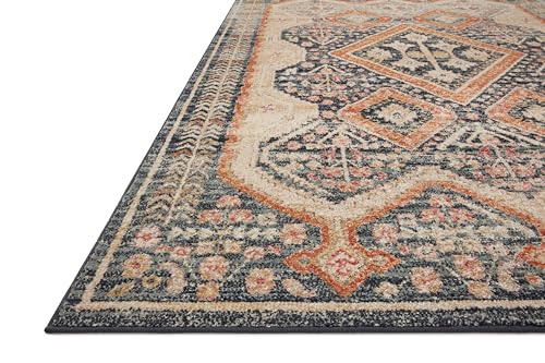 Tapete decorativo Jocelyn Loloi 7'10" x 10' Navy/Multi miniatura 4