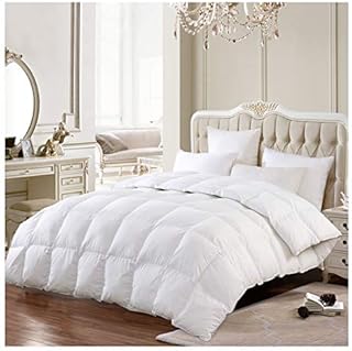 GOOSE Down Luxury Feather Duvet Quilt [K] 13.5 Tog Deluxe Duvet | Best Hotel Quality | Super Soft | Warm and Cosy | Anti Allergy | Computer Quilted Construction, Self piping (King 230x220cm)