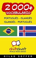 Capa de 2000+ Português - Islandês Islandês - Português Vocabulário (Bate-papo Mundial)