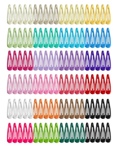 DAFNE 120 Pezzi Mollette per Capelli Bambina, Fermagli per Capelli