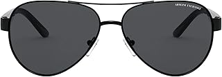 Armani Exchange mens Ax2034s Aviator Sunglasses