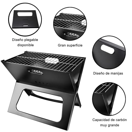 Asadores, Lawn & Patio asador carbon portatil Marca Jiula (3)