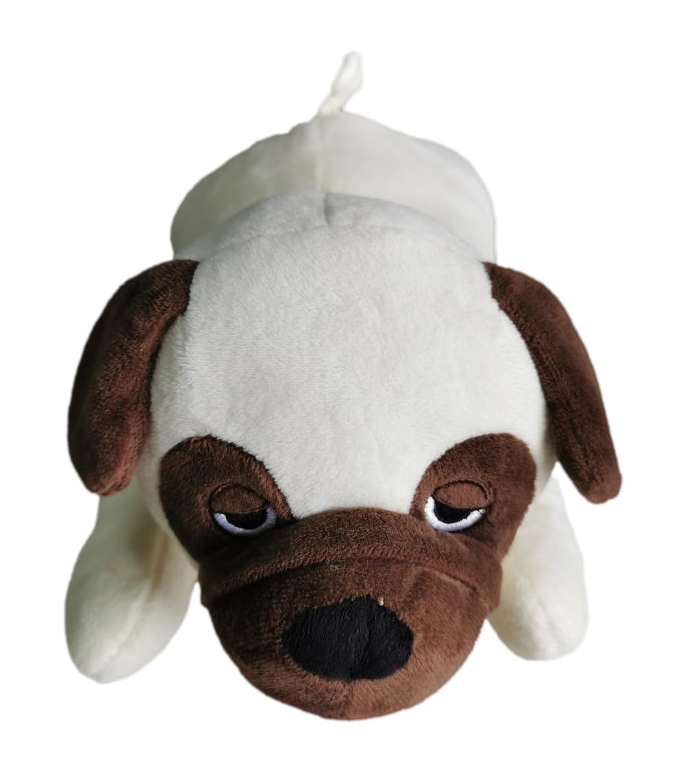 HonourHope Jouet pour chien en forme de battement de cœur pour soulager l'anxiété, jouet en peluche douce pour animal de compagnie, jouet d'aide au dressage comportemental, oreiller pour chiot, chien