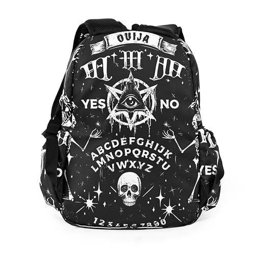 famliihw Skull Backpack Laptop Backpacks Multipurpose Daypack For Men Women Travel Hiking