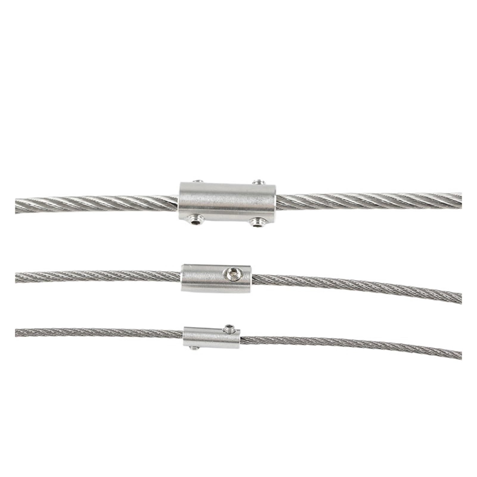 10 Uds. Ajuste De Abrazadera Tornillo Manual Acero Inoxidable 304(For 10mm wire)